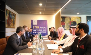 معالي النائب العام الشيخ سعود بن عبدالله المعجب يجري لقاءً ثنائيًا بالنائب العام لجمهورية جورجيا