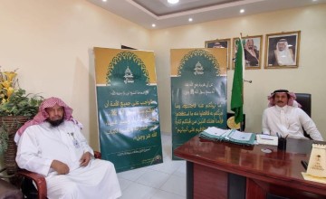 محافظ عقلة الصقور ورئيس مركز قبة بمنطقة القصيم يطلقون فعاليات حملة ” عليكم بسنتي ” التوعوية لهيئة الأمر بالمعروف