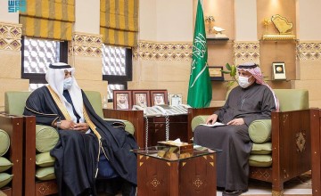 استمع إلى شرح عن أعمال الملتقى وأهدافه .. وكيل إمارة الرياض يستقبل رئيس مجلس إدارة ملتقى ” صحافيو الوطن “