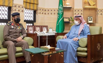 وكيل إمارة الرياض يستقبل مدير الدفاع المدني بالمنطقة