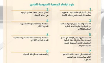 الجمعية العمومية لـ “مودة ” تبدأ أعمالها ١٤ مارس ٢٠٢٣م
