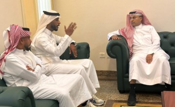 إدارة فريق نتراحم التطوعي بجازان يزور مدير عام فرع وزارة الموارد البشرية