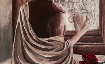 وَجْهُ المَرايَا .. لوحة الفنانة التشكيلية ( تهاني )