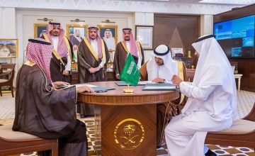سمو الأمير فيصل بن مشعل يشهد توقيع شراكة “مليون ساعة تطوعية”