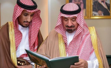 سمو أمير نجران يستقبل رئيس وأعضاء جمعية “واعد” الرياضية