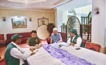 فريق مركز الملك سلمان للإغاثة يلتقي نائب منسق الشؤون الإنسانية في السودان