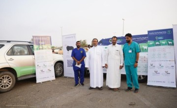 تنفيذ فعالية ”  اضحيتي ” بسوق ابو عريش للمواشي