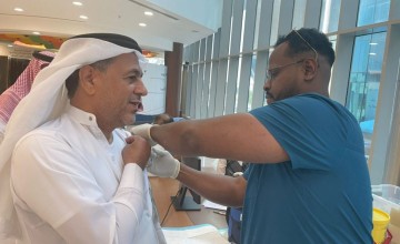 مكتب عمل الجبيل يطلق مبادرة للتطعيم ضد الانفلونزا الموسمية