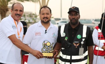 جمعية مشاة وهايكنج جازان تكرم جمعية دعم