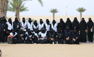 جمعية مشاة وهايكنج جازان تنظم مبادرة جازان تمشي بمركز الحكامية