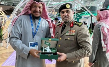 نظير جهوده في التغطيات الإعلامية .. وزارة الداخلية تكرم الإعلامي “سعيد العجل” أثناء تغطيته للأجنحة المشاركة في معرض الدفاع العالمي