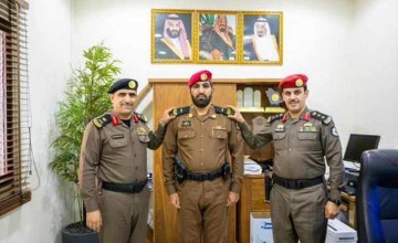 ترقية الرشيدي إلي رتبة رئيس رقباء