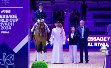 إيكيرمان وشارلوت .. أبطال افتتاح كأس العالم لقفز الحواجز والترويض