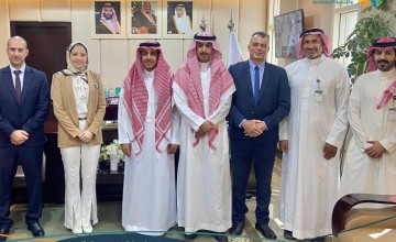 مدير عام موارد وتنمية حائل يستقبل القنصل المصري بمكتبه بالفرع