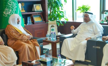 مدير هيئة الأمر بالمعروف بالمنطقة الشرقية يزور رئيس جامعة الملك فيصل