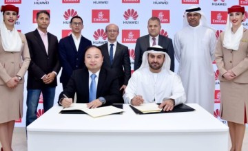 هواوي وطيران الإمارات تحلّقان إلى آفاق جديدة من خلال اتفاقية تعاون مبتكرة