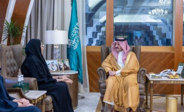 أمير الشرقية يستقبل أعضاء جمعية سند لدعم الأطفال المرضى بالسرطان