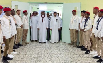 مدير تعليم محايل يفتتح المعسكر الإعدادي لخدمة ضيوف الرحمن لحج هذا العام