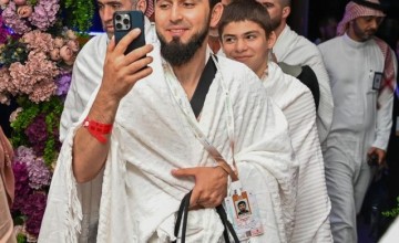 رحلات تستقبل الفوج الأول من حجاج روسيا بالعرضة