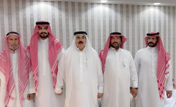 بحضور شيوخ وأعيان قبيلة بني رشيد.. «محمد حبيب بن سمرة» يحتفل بحصول أبنائه «خالد و نواف » على الماجستير والبكالوريوس في ديوانه بقرية الجرف شمال خيبر