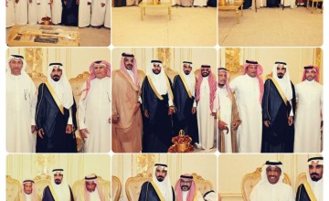 الخالدي والزهراني يحتفلون بزواج الشاب عبدالرحمن في قاعة شهاب بالقطيف