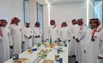 فرع وزارة التجارة بالجوف يقيم حفل معايدة لمنسوبيه