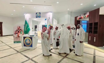 هيئة الأمر بالمعروف في محافظة خميس مشيط بمنطقة عسير تشارك بمعرض (ولاء) في مهرجان ” الكيف للقهوة “