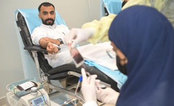 الختام اليوم السبت .. 260 متبرع في حملة بر النجاح