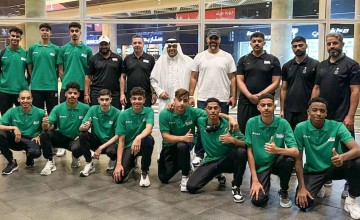 أخضر الطائرة يصل العاصمة الأردنية عمان للمشاركة بالعربية