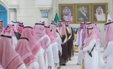 نائب أمير منطقة الجوف يستقبل المواطنين في الجلسة الأسبوعية