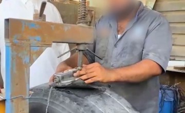 “التجارة”: ضبط مستودع للغش تديره عمالة مخالفة تجمع الإطارات منتهية الصلاحية لتجديدها.. وإتلاف 2,000 إطار