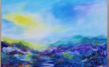 “من وحي الطبيعة”.. لوحة فنية للفنان التشكيلي الاستاذ محمد حسن هزازي