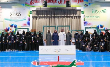 وكيل محافظة الأحساء يدشّن طائرة متعددة المراوح ويكرم داعمي ومشاركي صقور الدرون الاثرائي