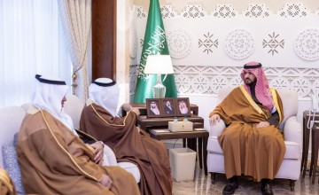 سمو نائب أمير الشرقية يستقبل رئيس مجلس إدارة الجمعيات الأهلية بالمملكة