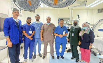 إستئصال ورم يزن 150 غرام من رقبة مقيم خمسيني بمستشفى النور التخصصي