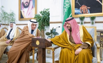 أمير الحدود الشمالية يُدشّن ويضع حجر الأساس لـ 16 مشروعًا مائيًا وبيئيًا وتنمويًا بتكلفة تتجاوز 830 مليون ريال