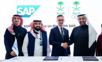 اللجنة الأولمبية والبارالمبية تحتفل مع إس إيه بي بنجاح مشروع التحول الرقمي