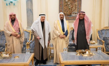وزير الشؤون الإسلامية يزور رئيس مجلس الأهالي بمدينة بريدة