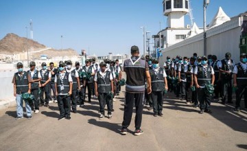 800 كشافًا من وزارة الرياضة يختتمون مشاركتهم في خدمة ضيوف الرحمن بمشعر منى