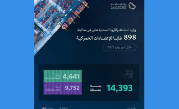 الصناعة تعالج 898 طلب إعفاء جمركي لدعم المصانع الوطنية خلال يوليو 2025