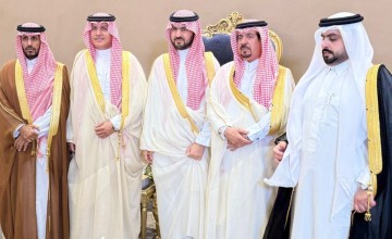 نائب أمير الشرقية الأمير سعود بن بندر يشرف حفل زفاف حمد بن فيصل الهاجري