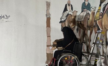 بالفيديو : ذوي الإعاقة يرسمون الأمل على جدارية منتزه الخزامى بالجوف ضمن مبادرة مجتمعية فنية