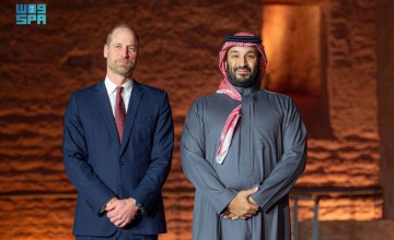 ولي العهد يستقبل أمير ويلز في الدرعية