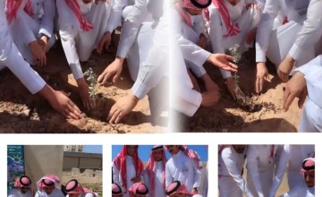 بحضور رئيس مركز بدع بن خلف.. تدشين مبادرة «القرية الخضراء» في قرى وهجر الحائط (صور)