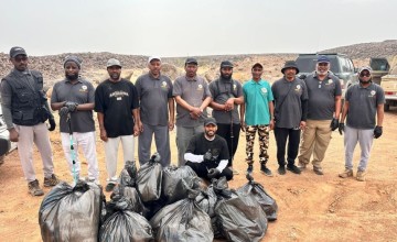 بمشاركة المتطوعين.. روضة ذياب تستعيد رونقها بجهود نادي هايكنج فدك (صور)