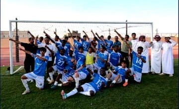 فريق شباب الصحاري لكرة القدم يصعد إلى دوري الدرجة الأولى تحت 18 عاماً