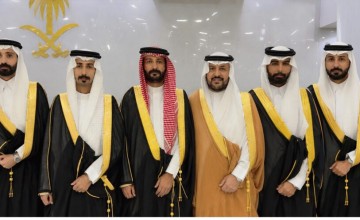 راعي المديري “عياد بن شبيب الأطرش المظيبري” وإخوانه يحتفلون بزواج أبنائهم الثلاثة وسط حضور حاشد