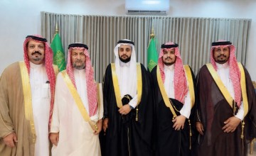 في أجواء احتفالية مميزة بحضور المسؤولين وشيوخ وأعيان القبائل.. صالح بن عيد الرشيدي يحتفل بزواج نجله عبدالله في قاعة القمة بمركز الصلصلة