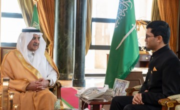 أمير تبوك يستقبل القنصل العام لجمهورية الهند