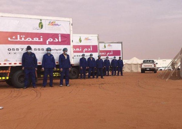 “خيرات”: فرق ميدانية تباشر مهام حفظ النعمة بمهرجان الإبل